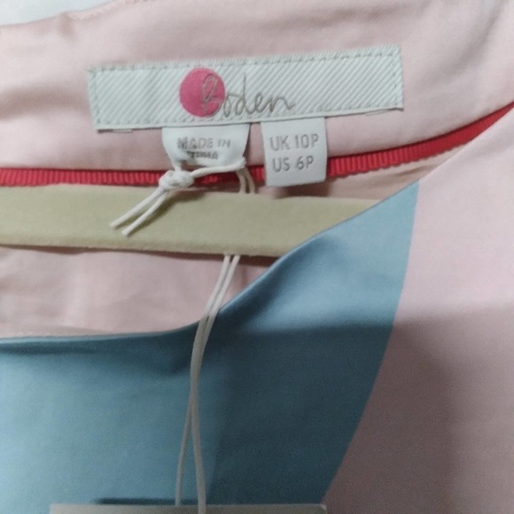 BODEN Pink Dress A Line Shift Petite 6 - Picture 5 of 13